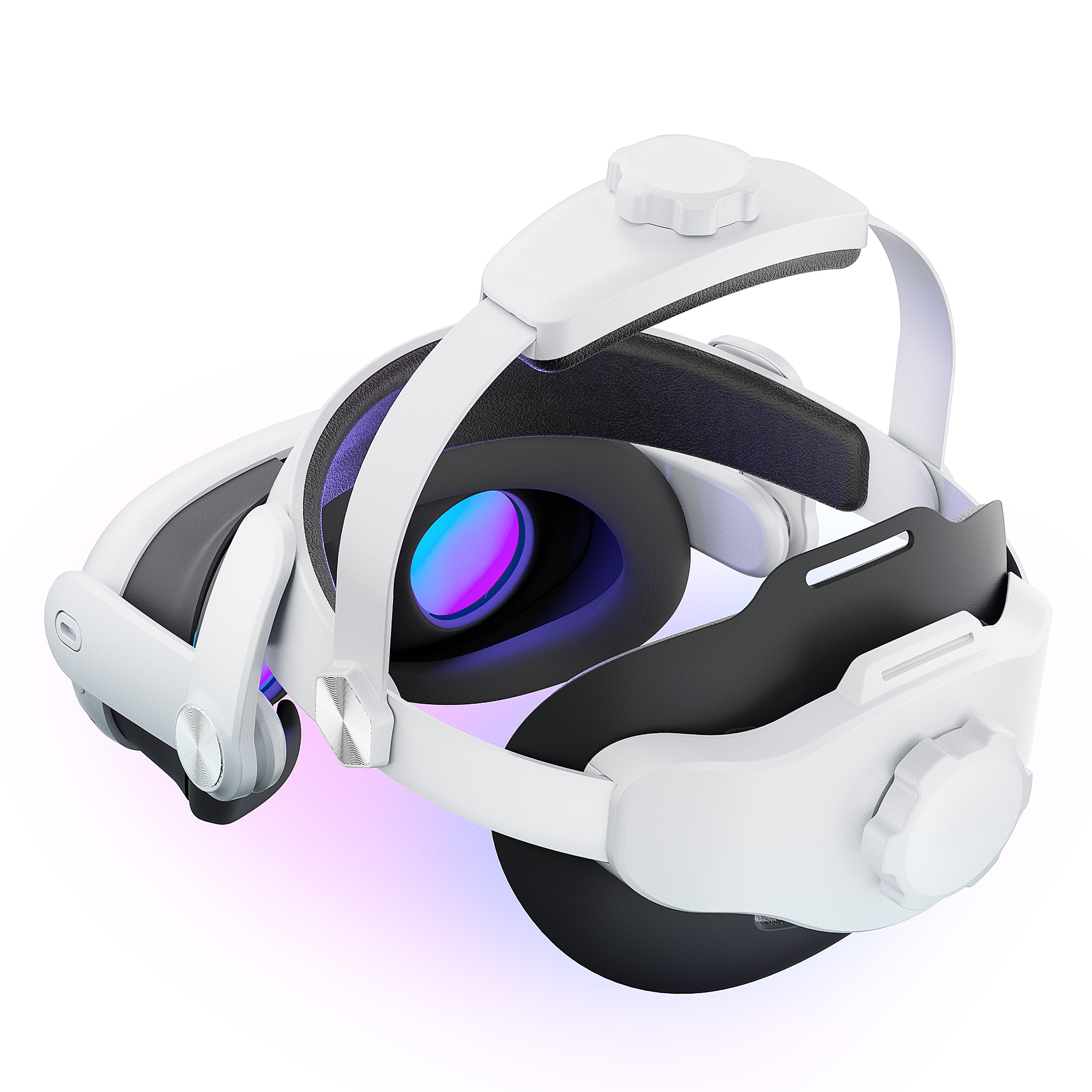 Upgraded Head Strap for Meta/Oculus Quest 3 with Back Brace, Adjustable Protable Pressure-Free Head Strap, Ergonomic VR Headset Balances Weight at 3 Angles Upgraded Head Strap for Meta/Oculus Quest 3 with Back Brace, Adjustable Protable Pressure-Free Head Strap, Ergonomic VR Headset Balances Weight at 3 Angles
